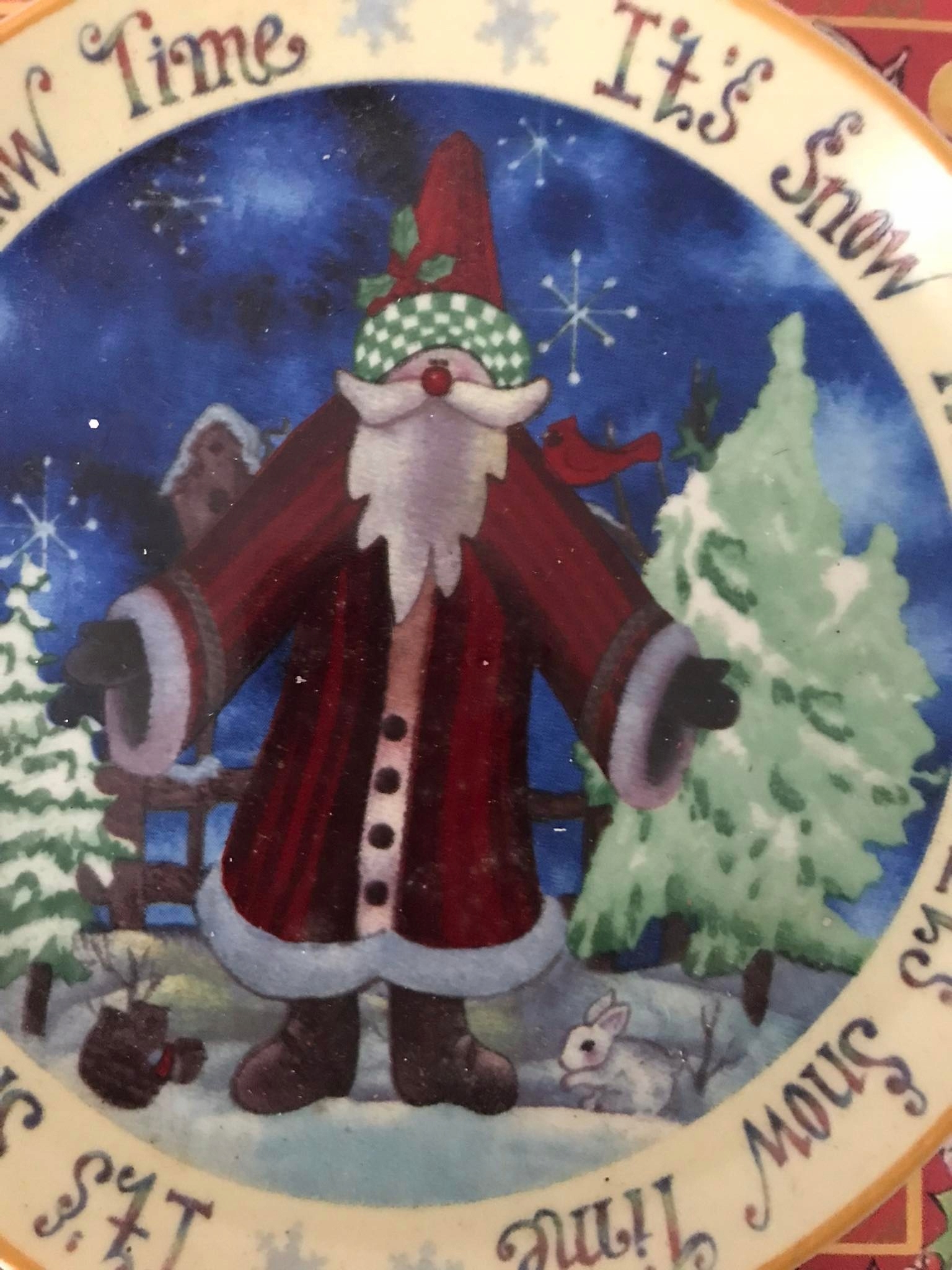 Porcelanowy talerz świąteczny Regency Fine Arts EAN (GTIN) 5021947392909