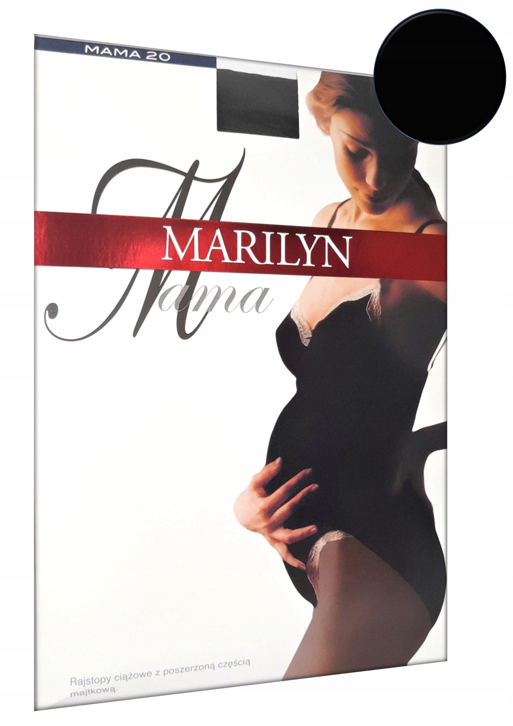 

Rajstopy Marilyn Mama ciążowe 20DEN Nero 4/L