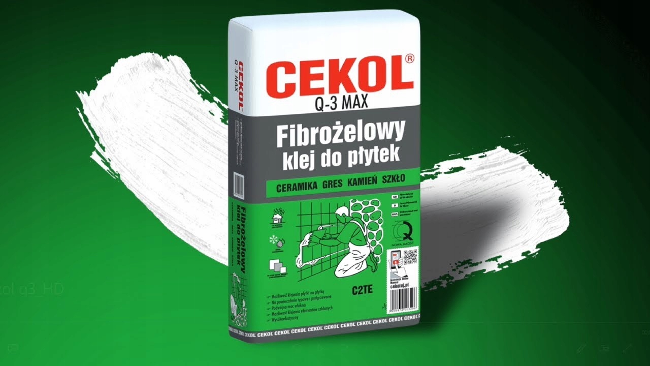 KLEJ DO PŁYTEK FIBROŻELOWY CEKOL Q3 MAX 5 KG Typ klej do glazury i terakoty