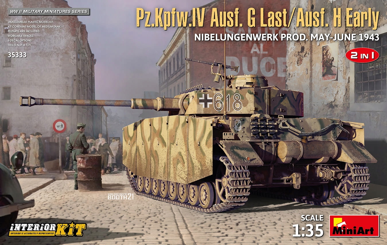 Pz.kpfw.IV Ausf. G Poslední/ausf. H Brzy. Nibelungenwerk Prod.