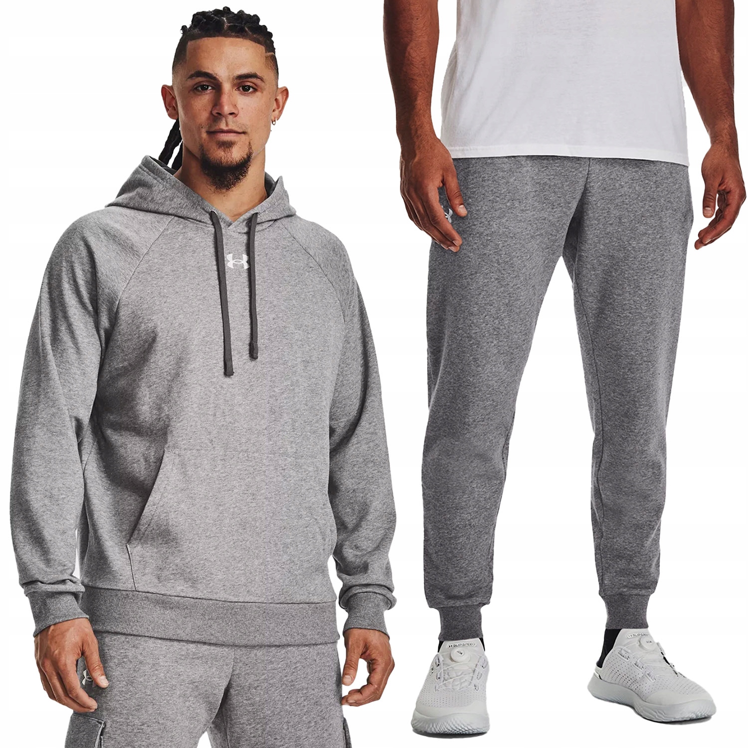 BLUZA MĘSKA UNDER ARMOUR SPODNIE DRESOWE BAWEŁNA KOMPLET DRES ZESTAW SPORT Marka Under Armour