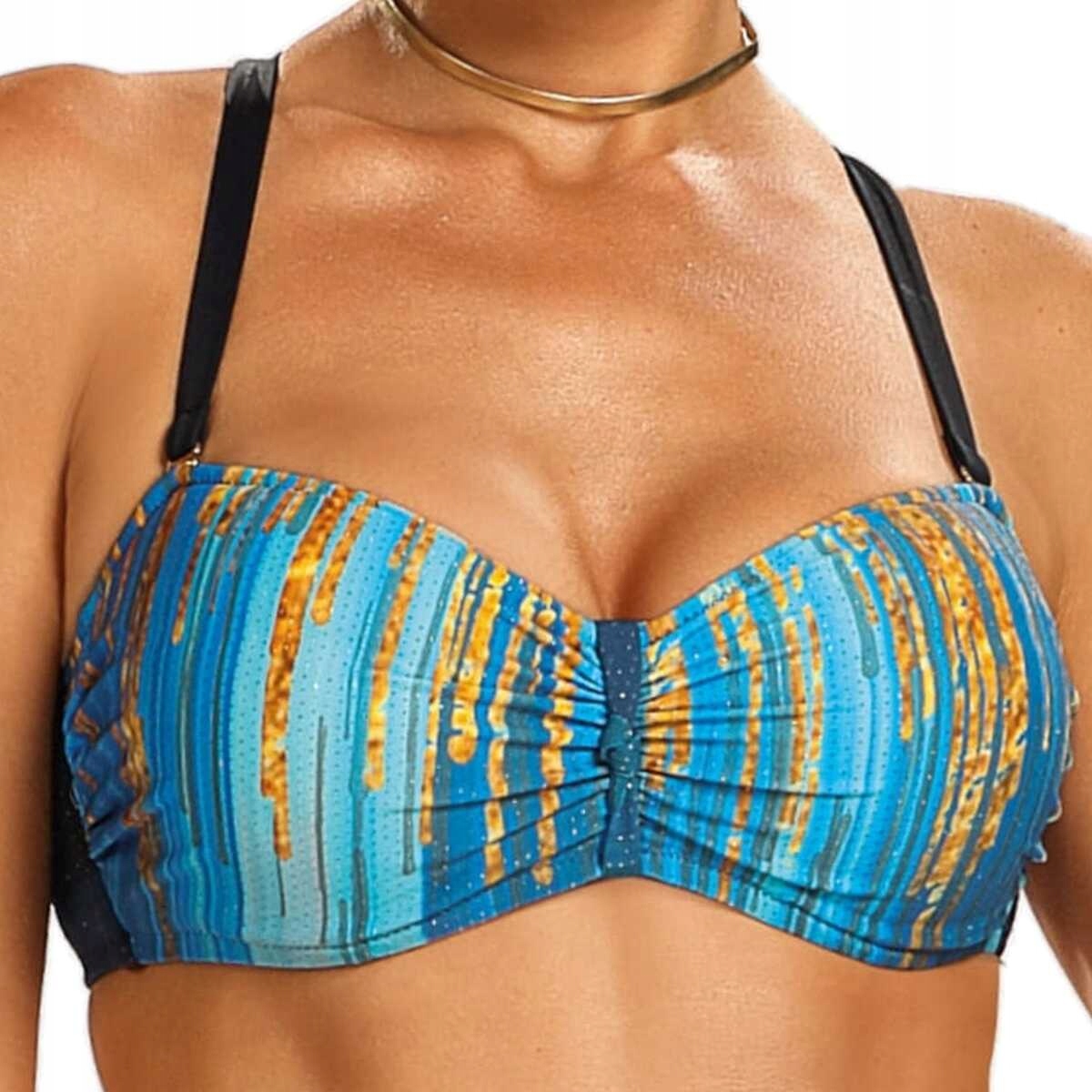 Feba Plavková podprsenka Fg 13/890/24 modrá 80E