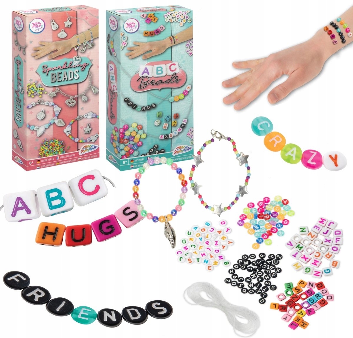 

Zestaw Do Tworzenia Bransoletki Literki Ozdoby