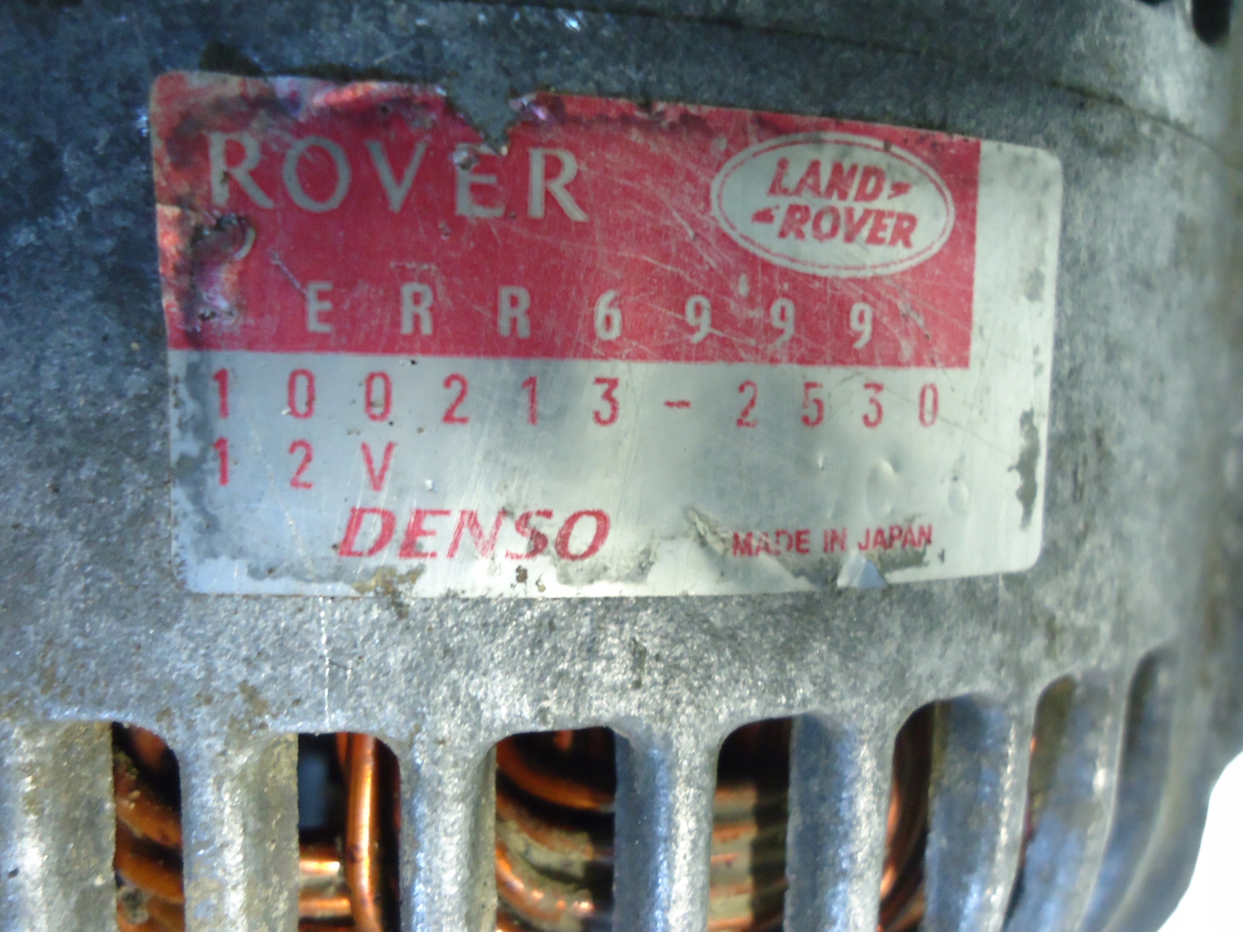 LAND ROVER DISCOVERY II 2.5 TD5 ALTERNATOR 100213-2530