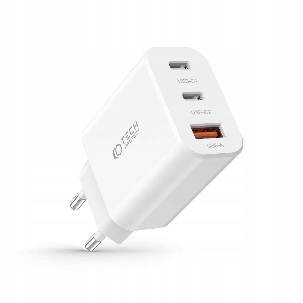 SZYBKA Ładowarka Sieciowa 2xUSB-C PD 30W + USB QC Kod producenta Ładowarka Type-C / USB-A
