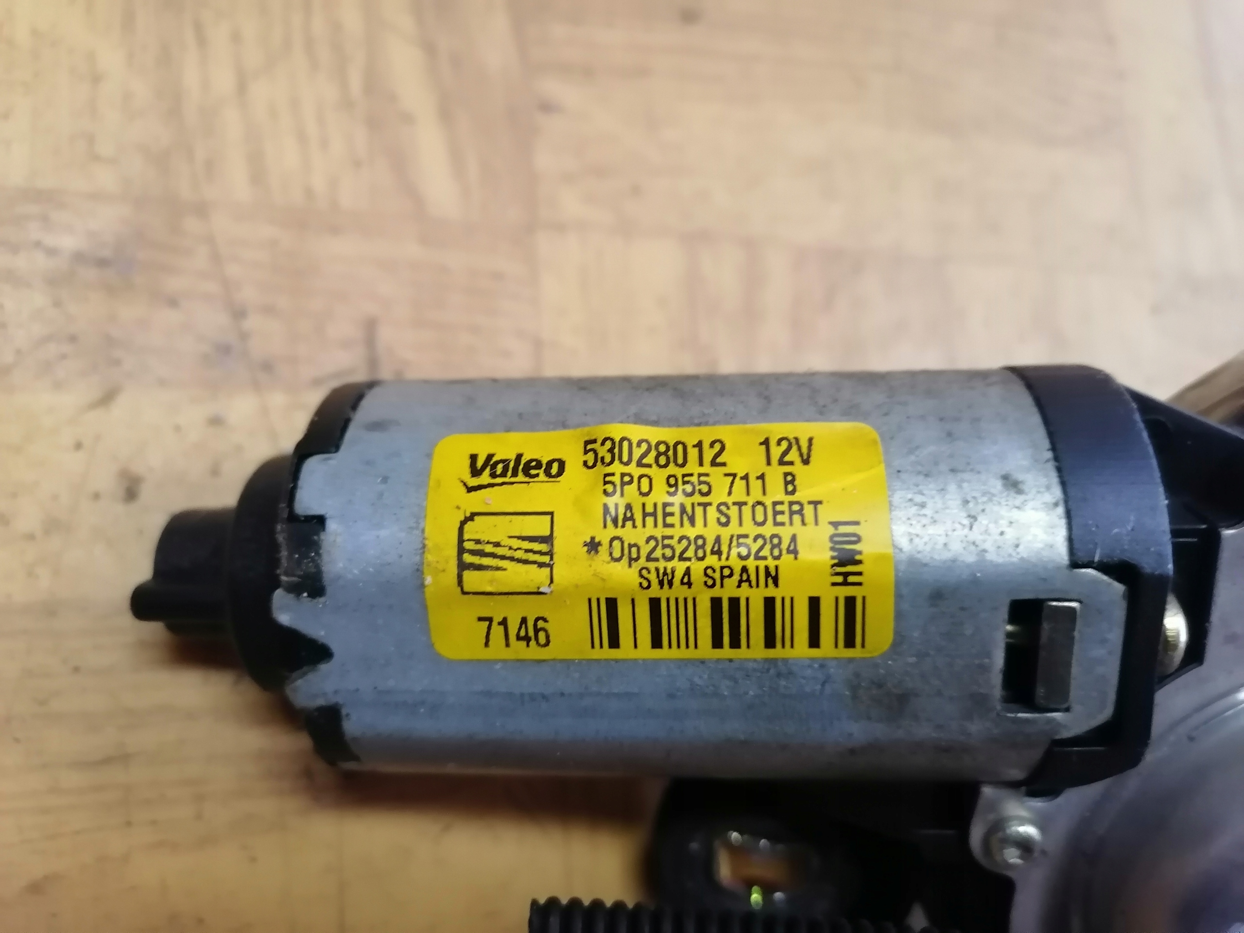 motor ablaktörlők far SEAT TOLEDO 5P0955711B