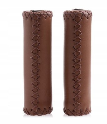 

chwyty Jt Szyte brązowe gąbka ekoskóra