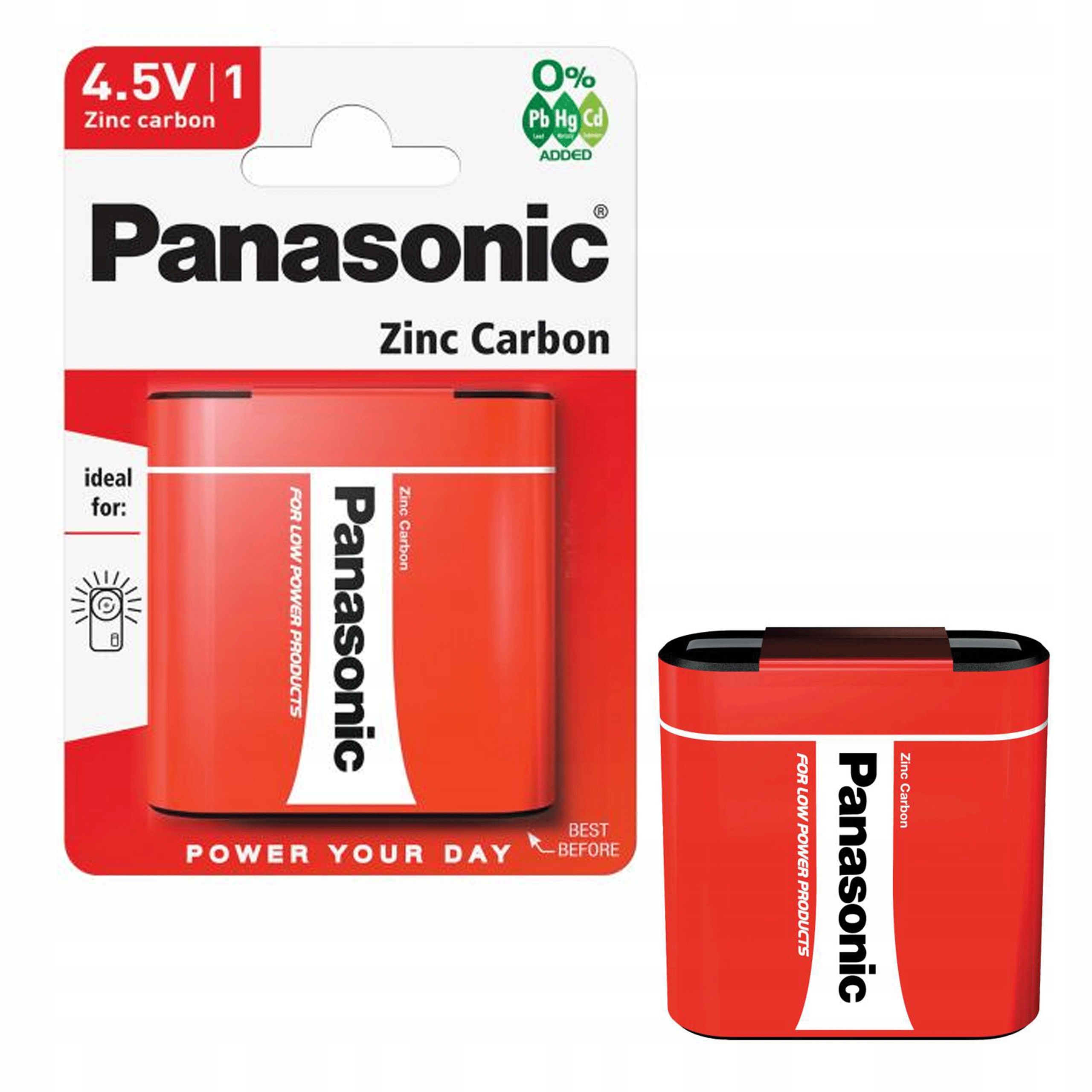 

Panasonic Bateria cynkowo-węglowe Red 3LR12 4,5V