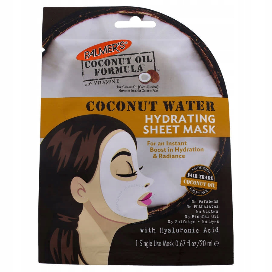 

Palmer's maseczka na twarz Coconut Water 1 sztuka