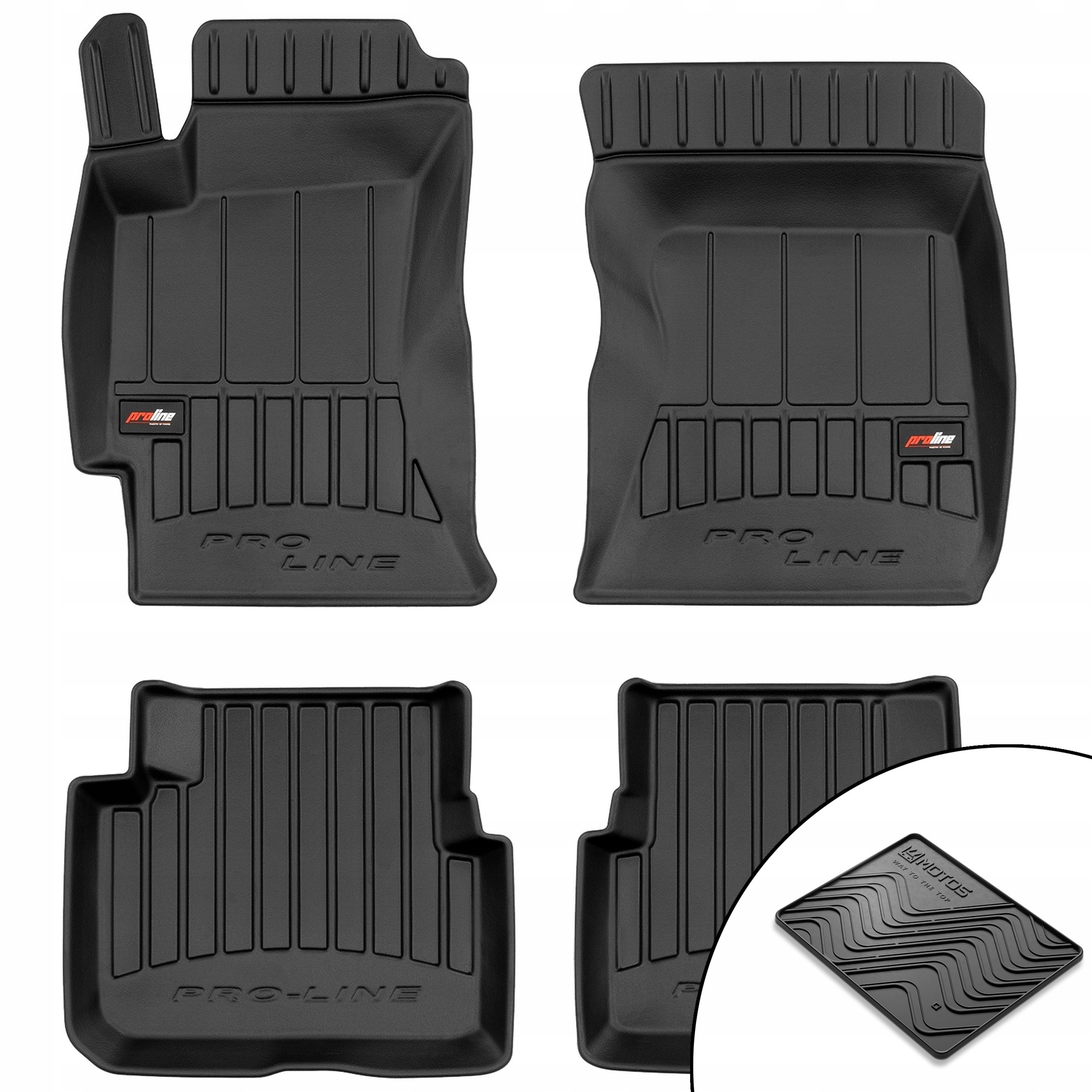 3D gumové koberce Subaru Forester III 2008-2013 podložka bonus