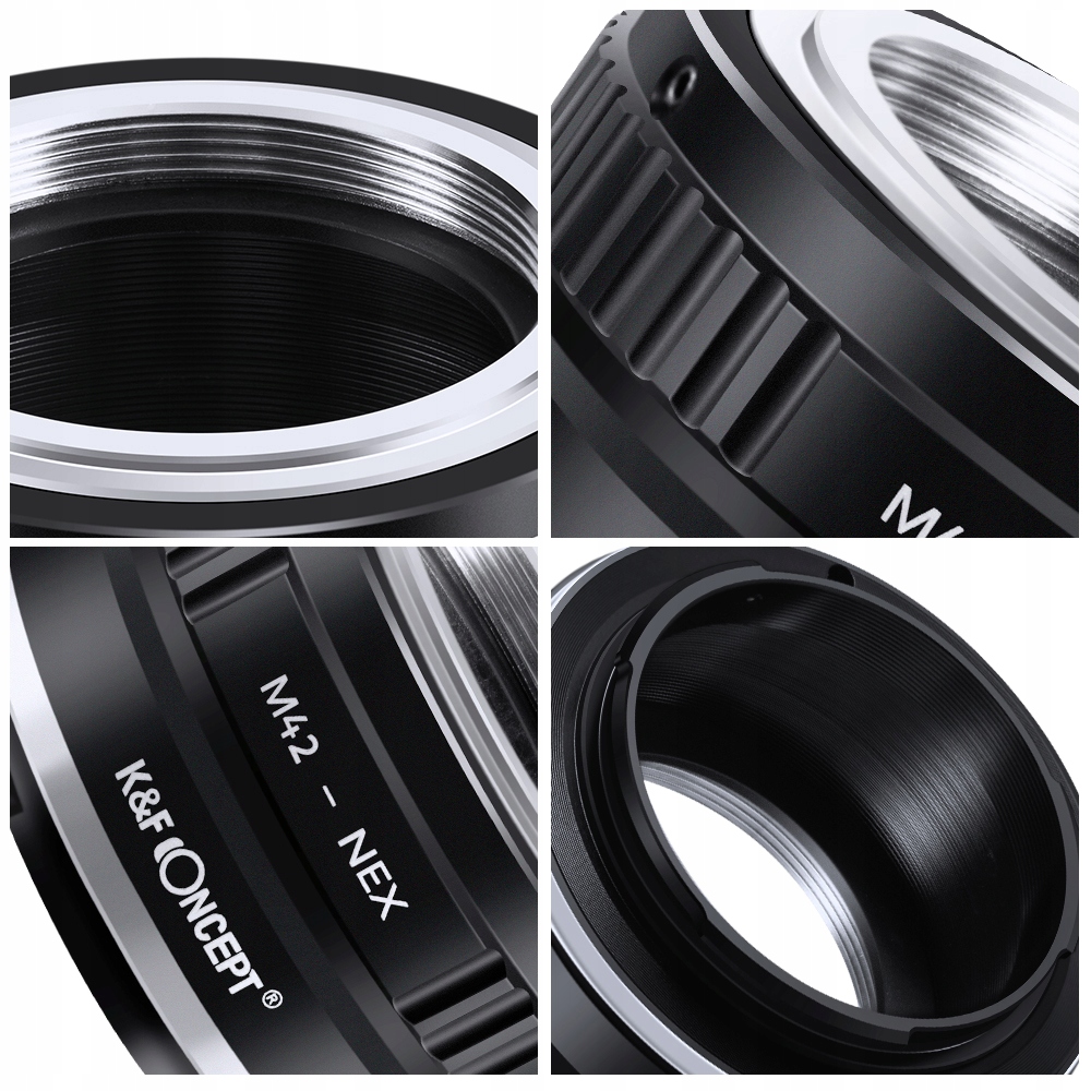 Adapter M42 do SONY NEX E Mount A6500 A7 A9 K&F Concept Waga produktu z opakowaniem jednostkowym 1 kg