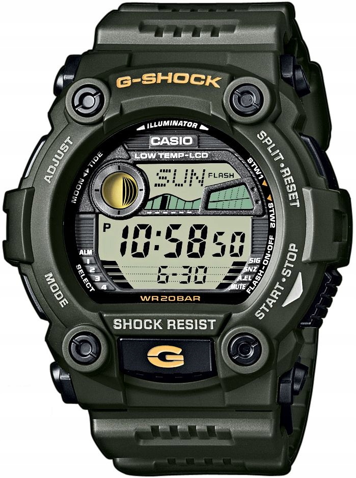 Pánské hodinky Casio G-Shock G-7900-3DR – odolnost a outdoorové funkce