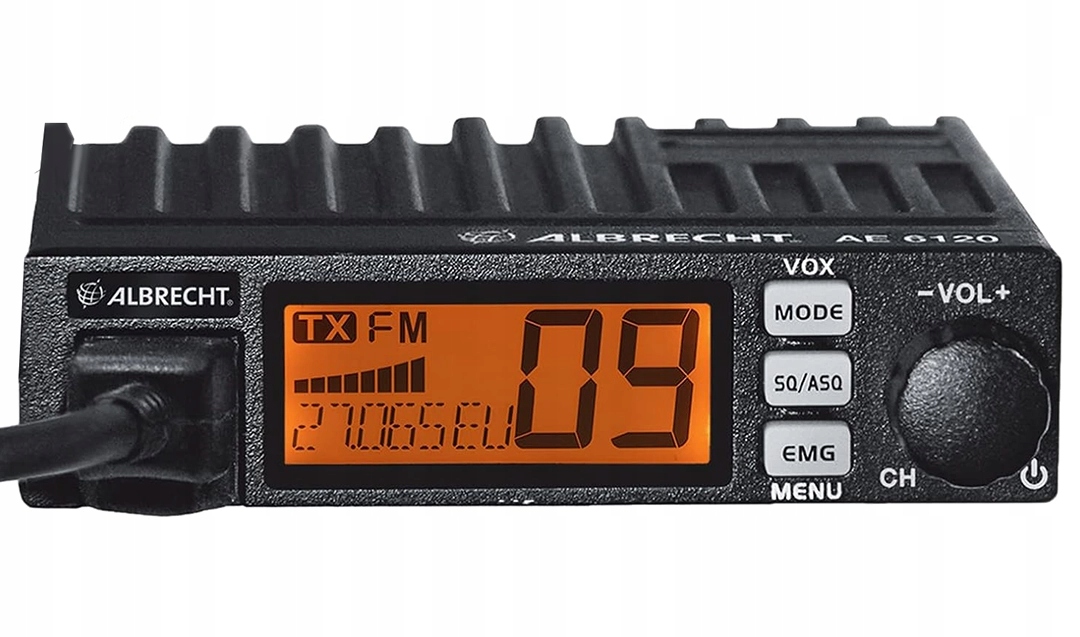 Cb radio Albrecht Ae 6120 Vox Asq mini kompakt 4W Am Fm