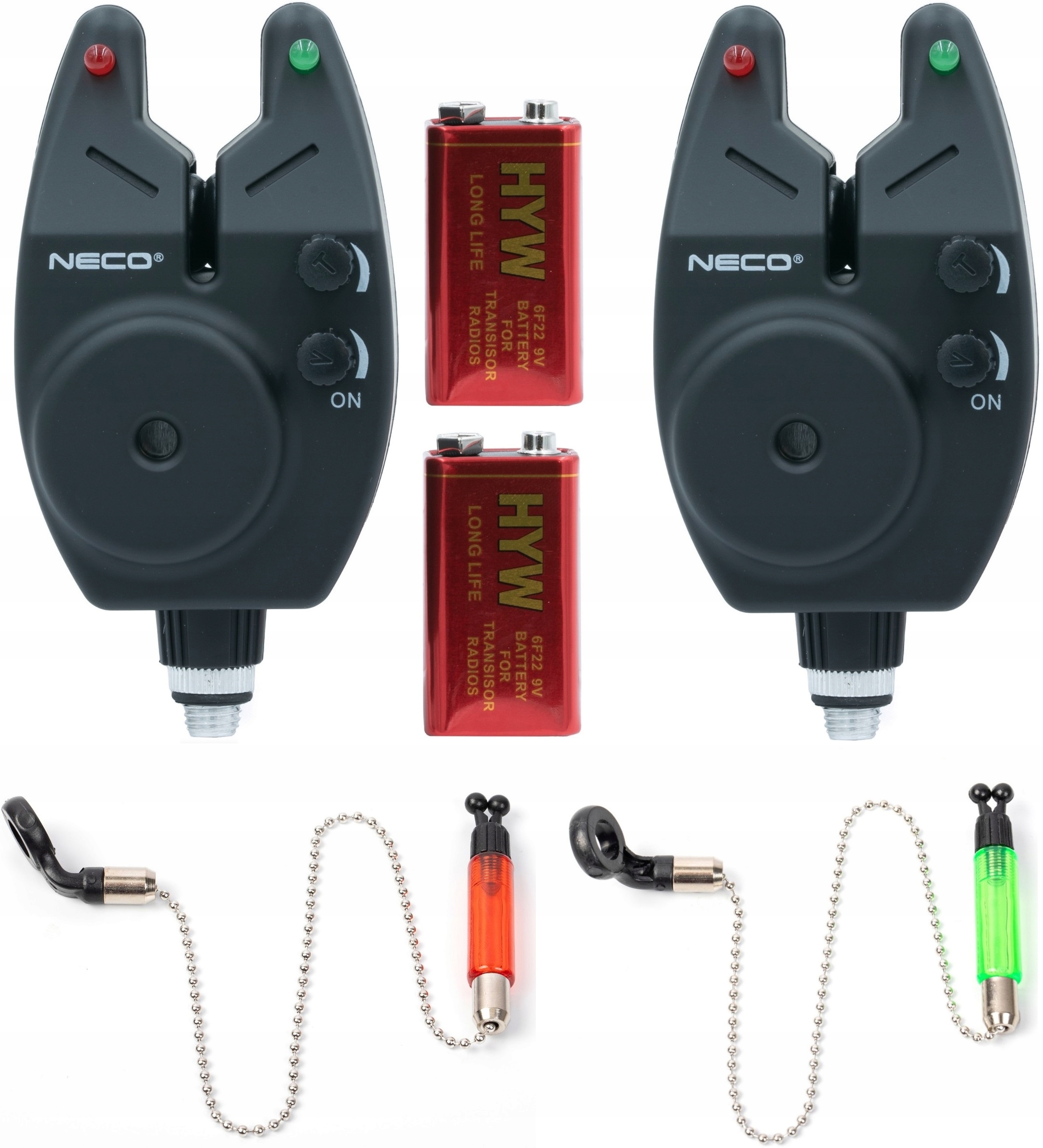 

2x Sygnalizator Brań 2x Hangery Zestaw Grunt Neco'