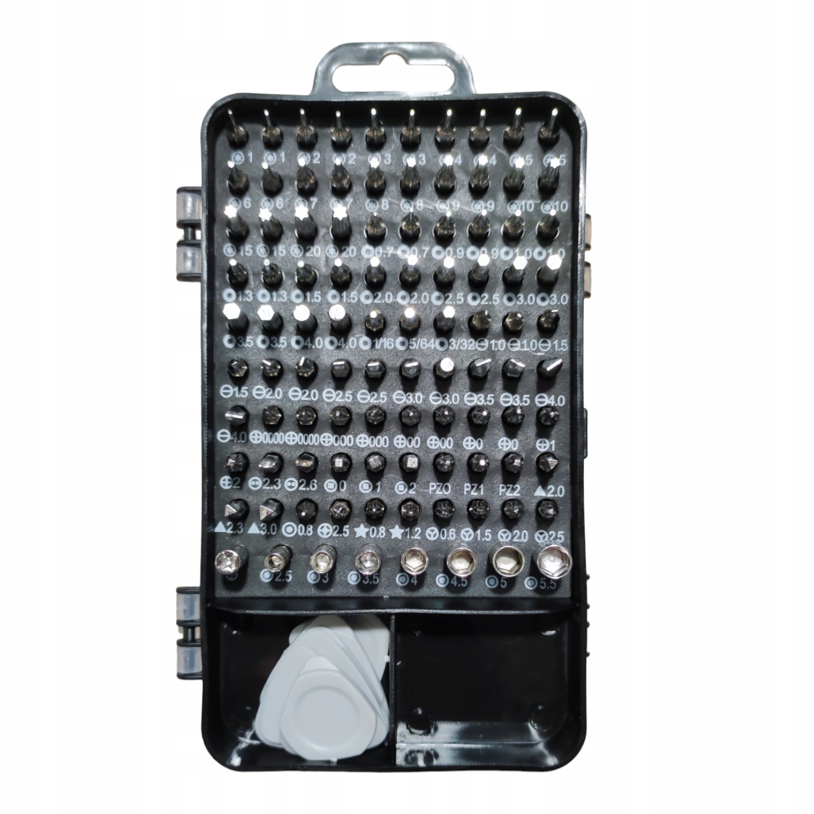 WKRĘTAKI PRECYZJNE ZESTAW ŚRUBOKRĘTÓW PRECYZYJNYCH WYMIENNE KOŃCÓWKI EAN (GTIN) 5904121929514