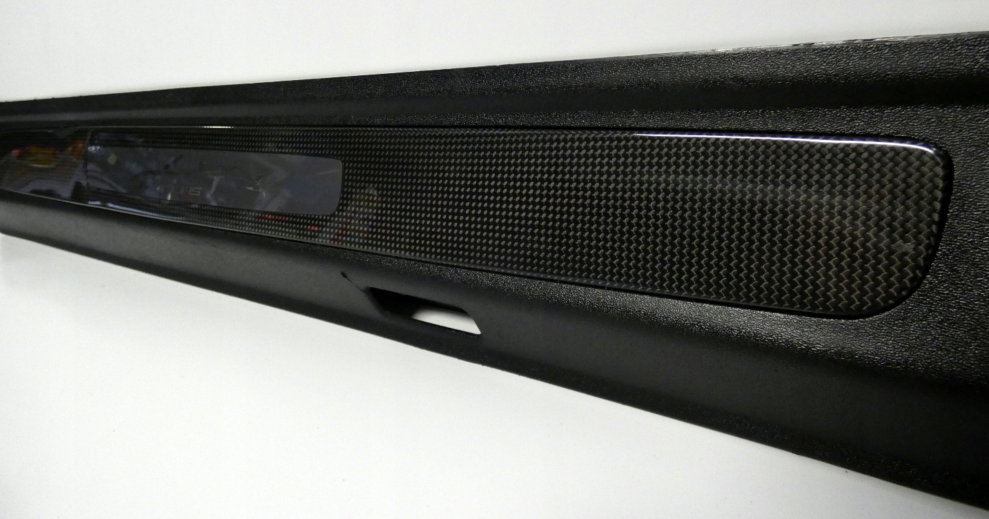 PORSCHE 991 CARRERA moulding threshold CARBON left