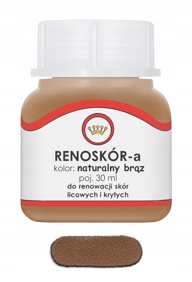 

Renoskór Farba Lakier Do Skóry Naturalny Brąz 30ml