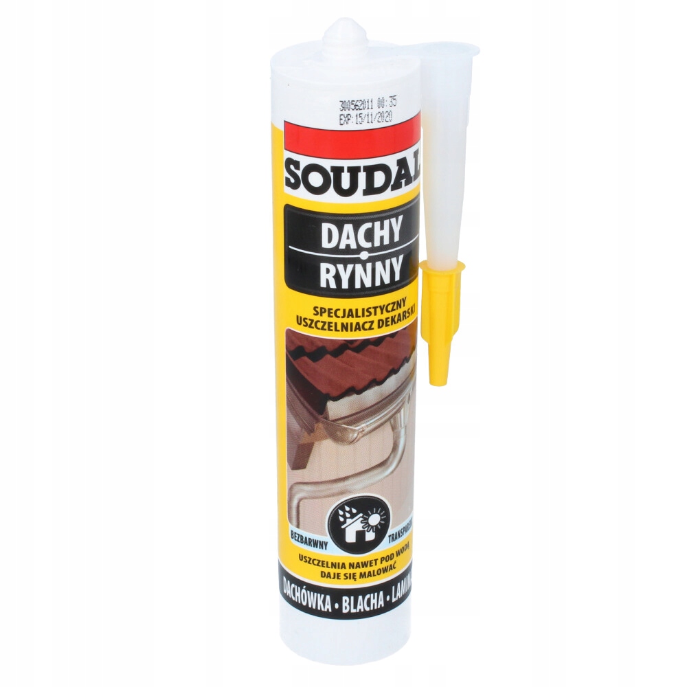 

Uszczelniacz dekarski profesjonalny 280ml Soudal