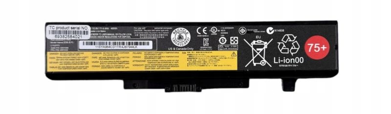 Oryginalna Bateria Lenovo 75+ 48Wh 10.8V ThinkPad Edge
