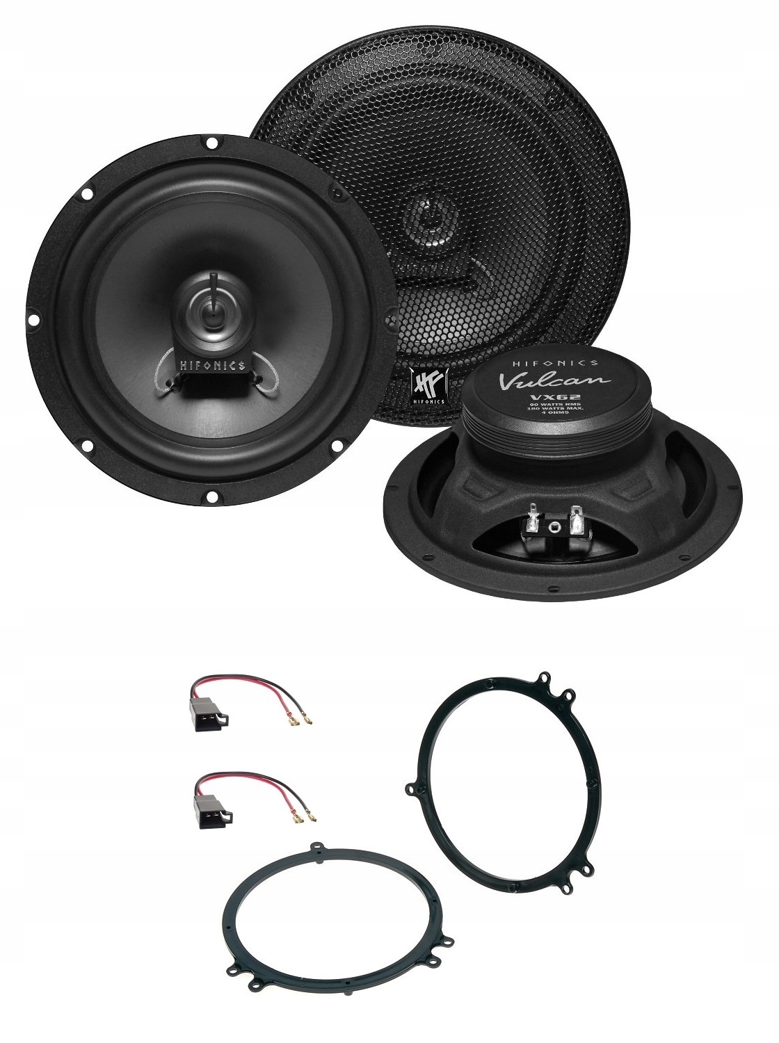 Automobilové reproduktory 165 mm HiFonics VX62 Audi A6 Avant C5 Zadná Časť Dištančné prvky