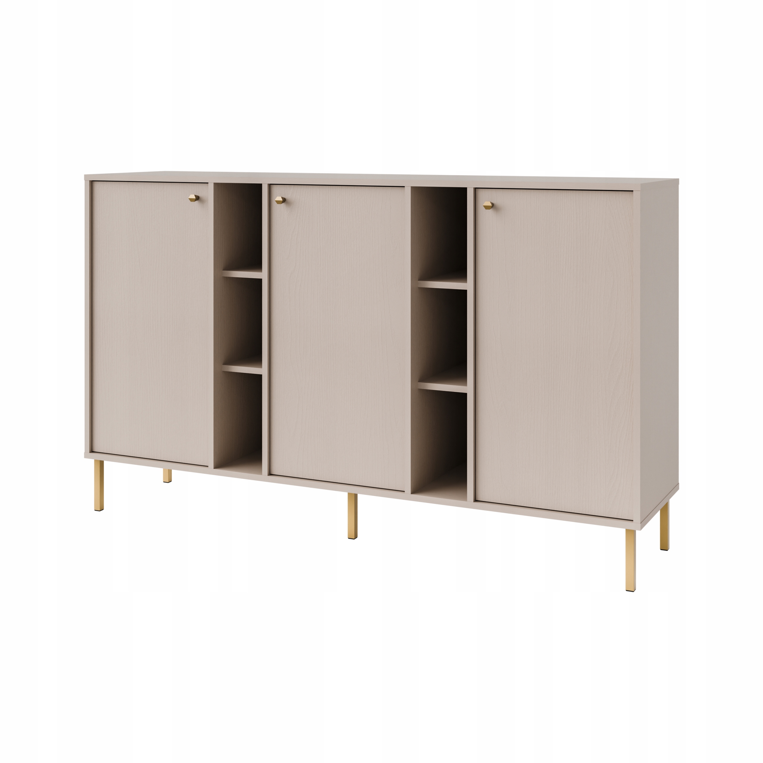 Třídveřová komoda do obývacího pokoje Sakai 2 3F T823 Béžová