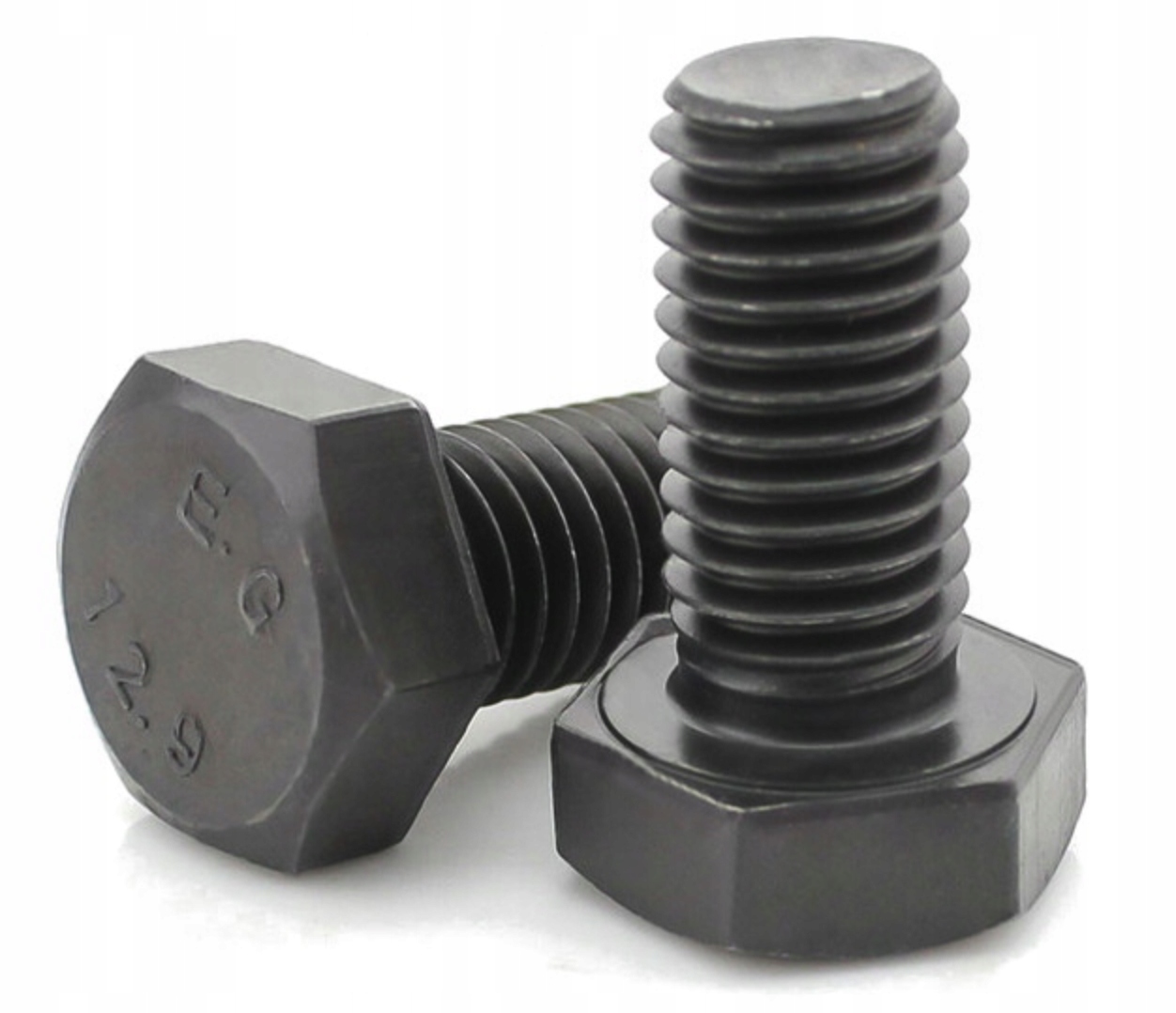 Śruby sześciokątne M8x45 mm kl. 12,9 Din 933 surowe 200 szt.