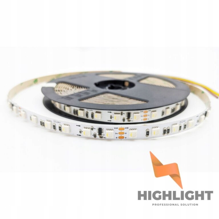 10 m Led pásik digitálny Spi Rgb+nw Slim 8 mm digitálny 15 W 24 V WS2814 84 LED/m