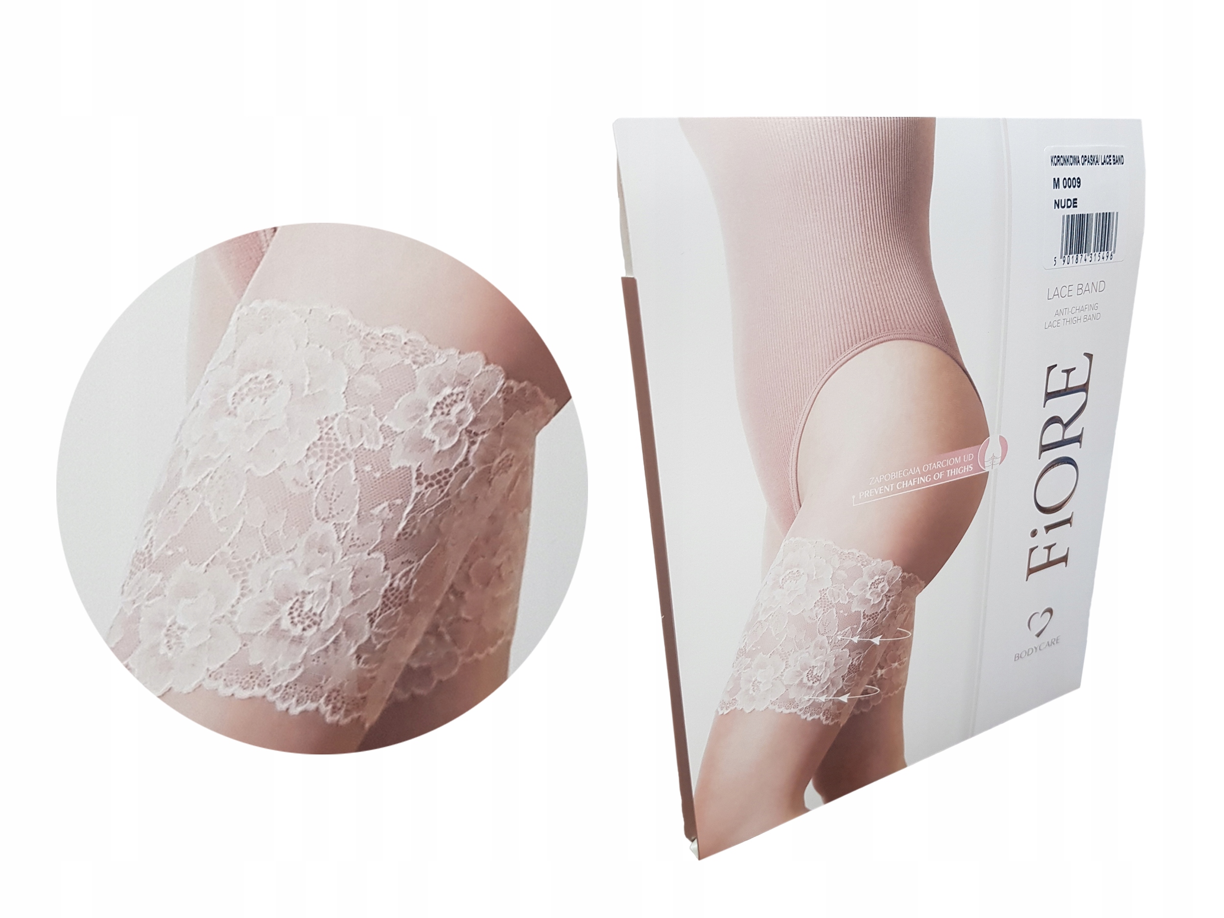 

Koronkowa opaska Fiore Lace Band beżowa 5/6