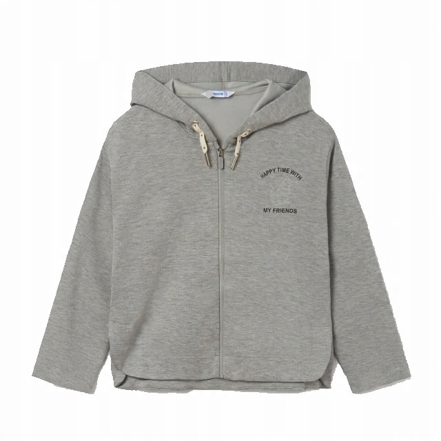 

Bluza dziewczęca Mayoral 7490 szara kaptur r.158