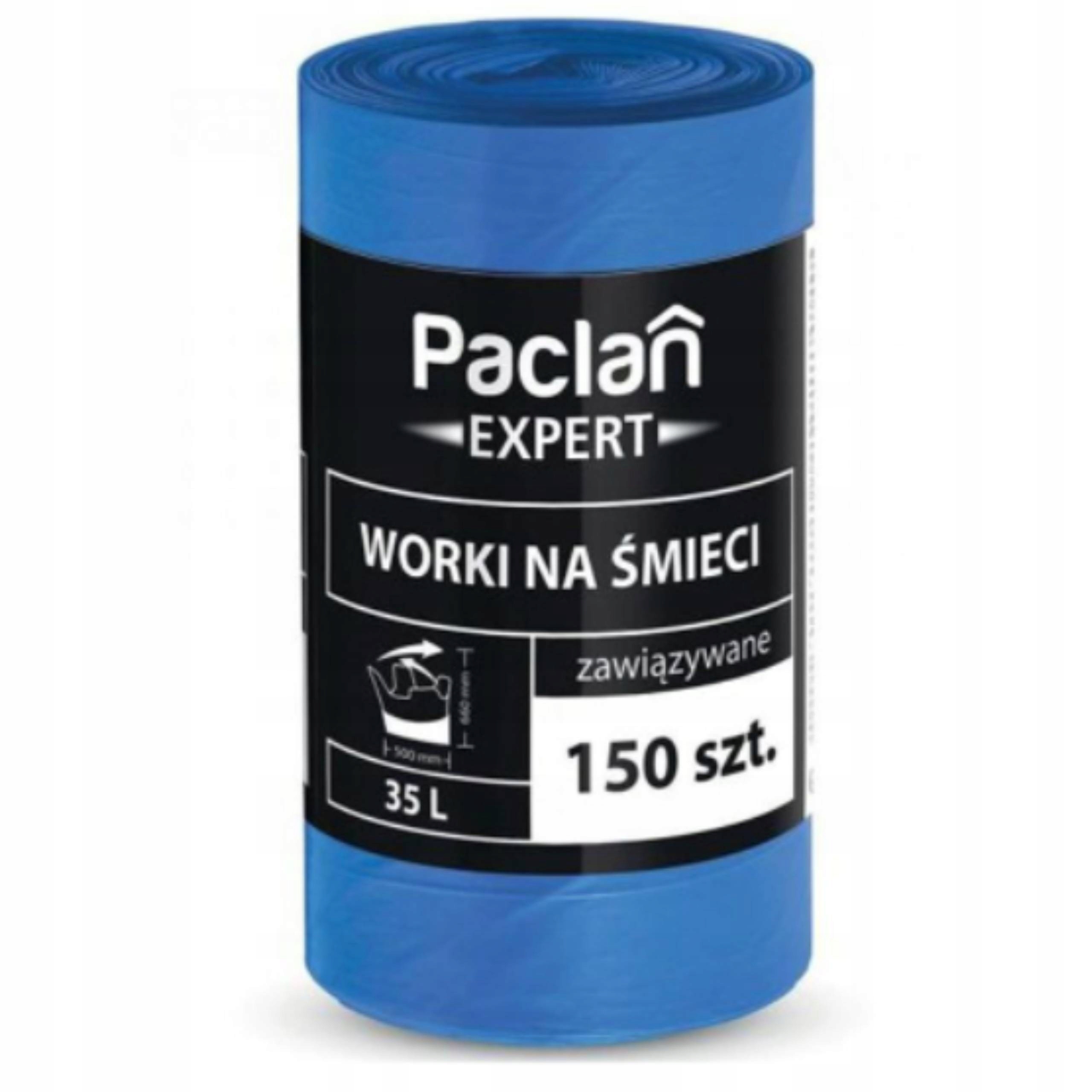 

Paclan Expert Worki na śmieci wiązane 35L 150szt