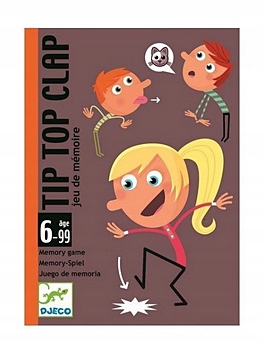 DJECO Gra TIP TOP CLAP - gra pamięciowa - zabawna