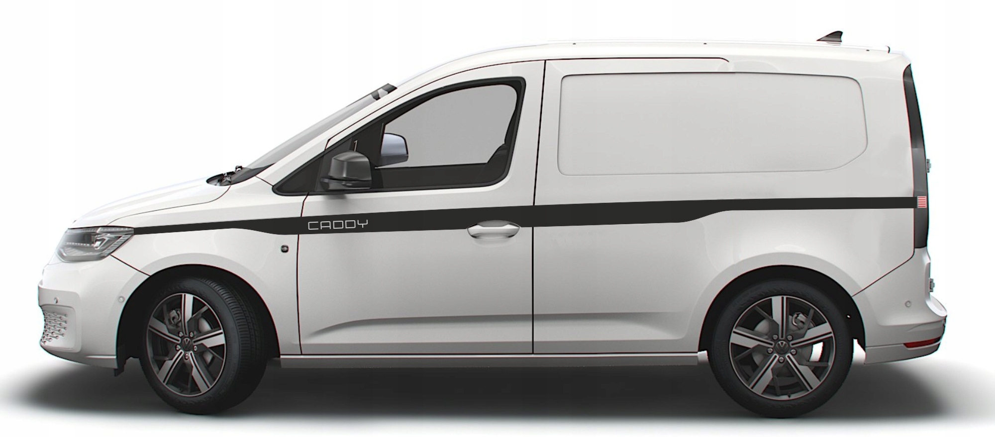 Samolepky na boky Vw Caddy V gen – střední strana stripe
