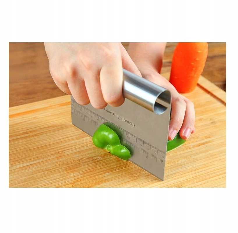 ŁOPATKA SZPATUŁKA DO DEKORACJI CIAST CUKIERNICZA KRAJACZ METALOWY PODZIAŁKA Długość 15 cm