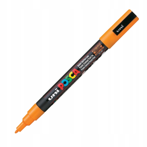 Marker UNI POSCA PC-3M pomarańczowo-żółty (3)