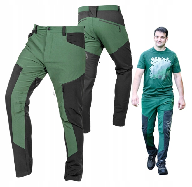 Spodnie Robocze Zielone Męskie Strój Roboczy Ubrania Profesjonalne Ciuchy