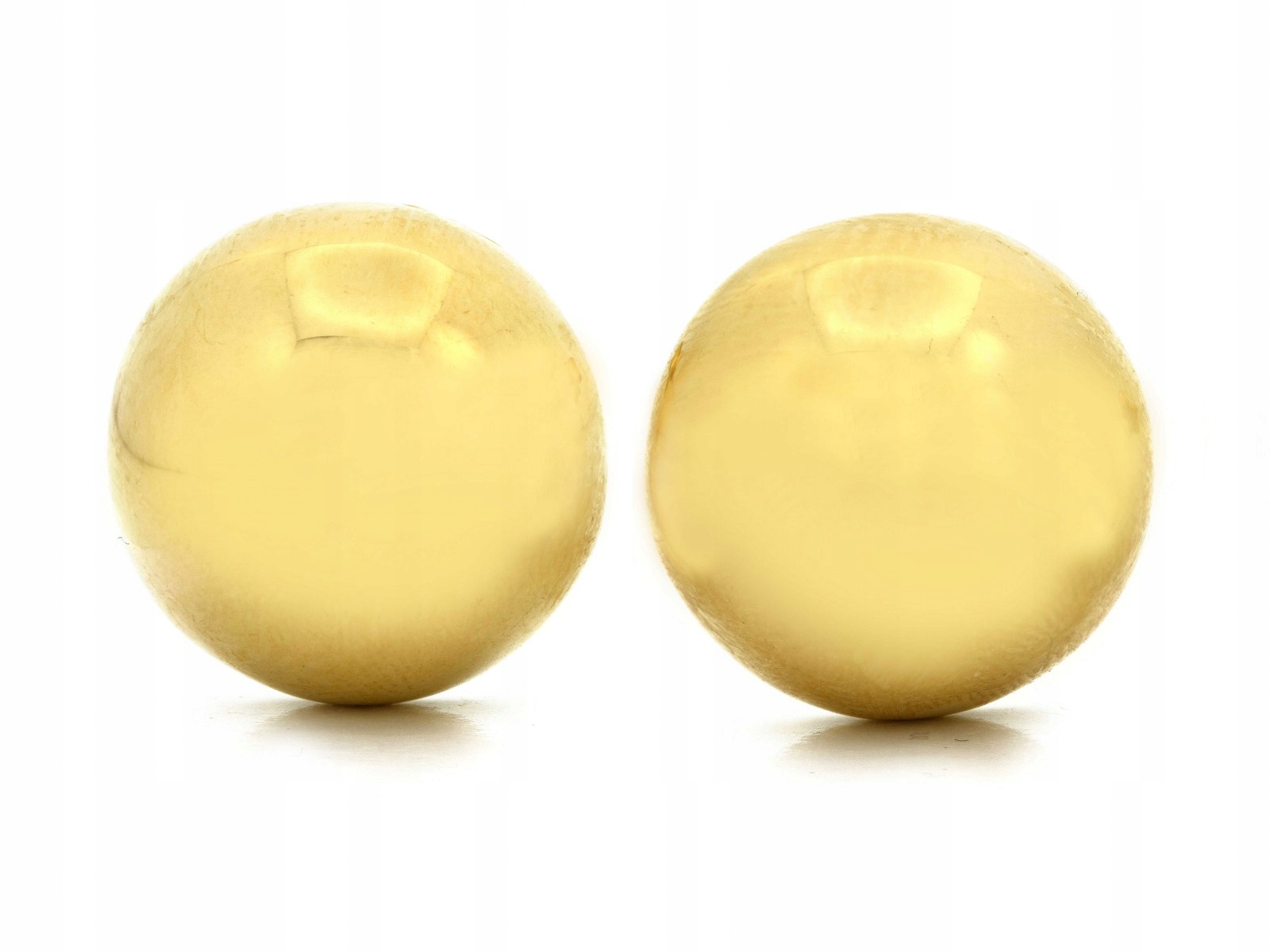 Dámské zlaté Náušnice 585, působivé a lesklé