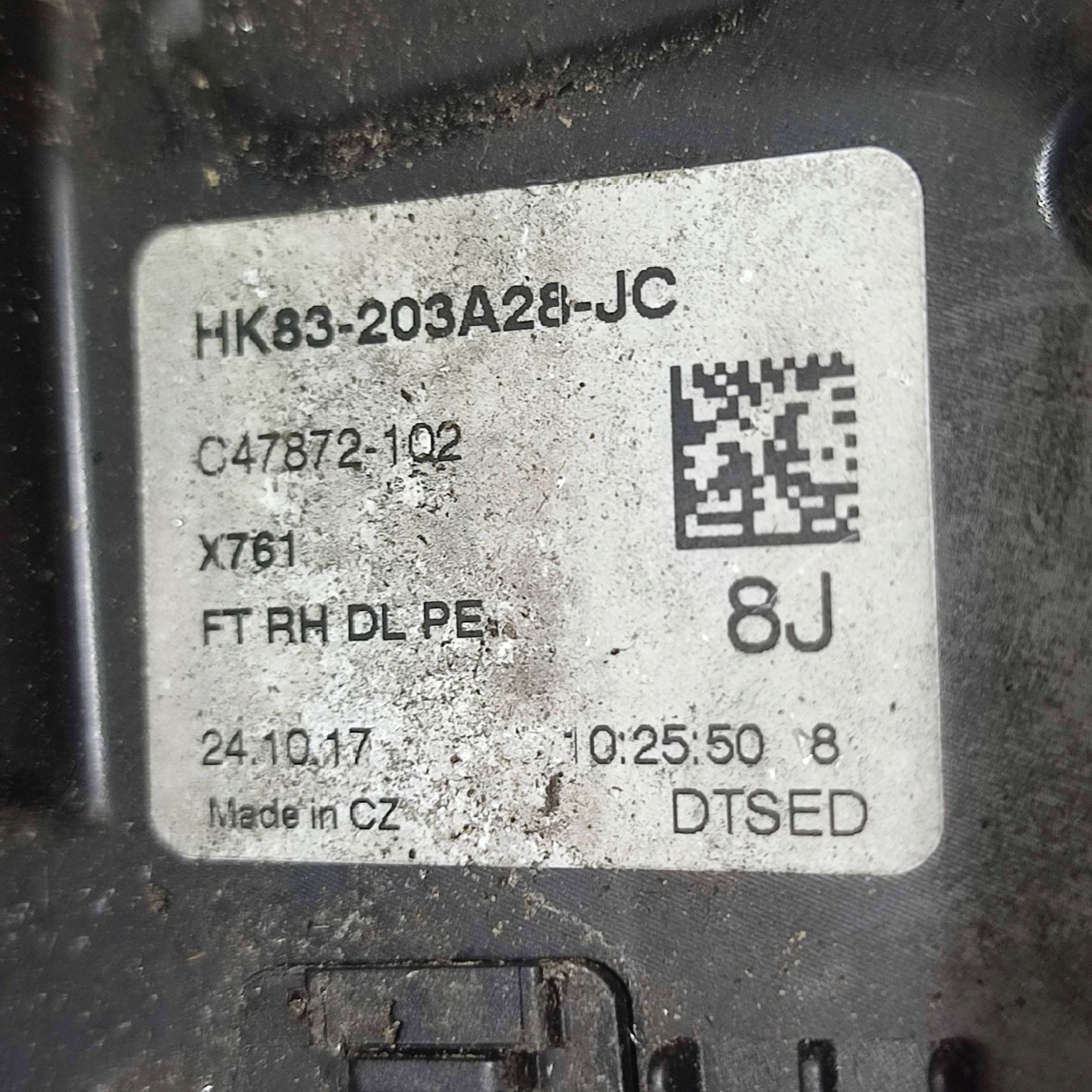 lock door przednich front side right Jaguar F-Pace HK83203A28JC