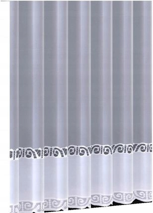 Mg Záclona 573/100 Bílá 350X250 cm Hotová Obšitá Bt