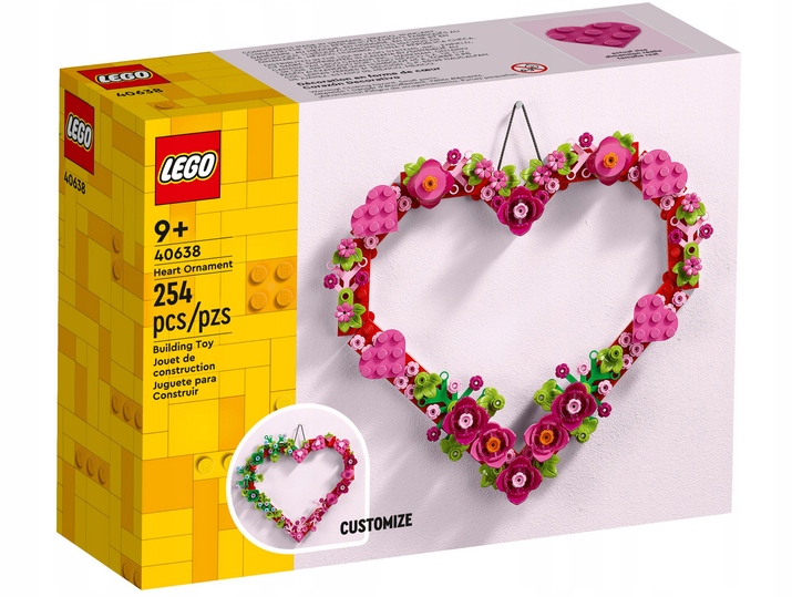 

Lego BrickHeadz 40638 Ozdoba w Kształcie Serca