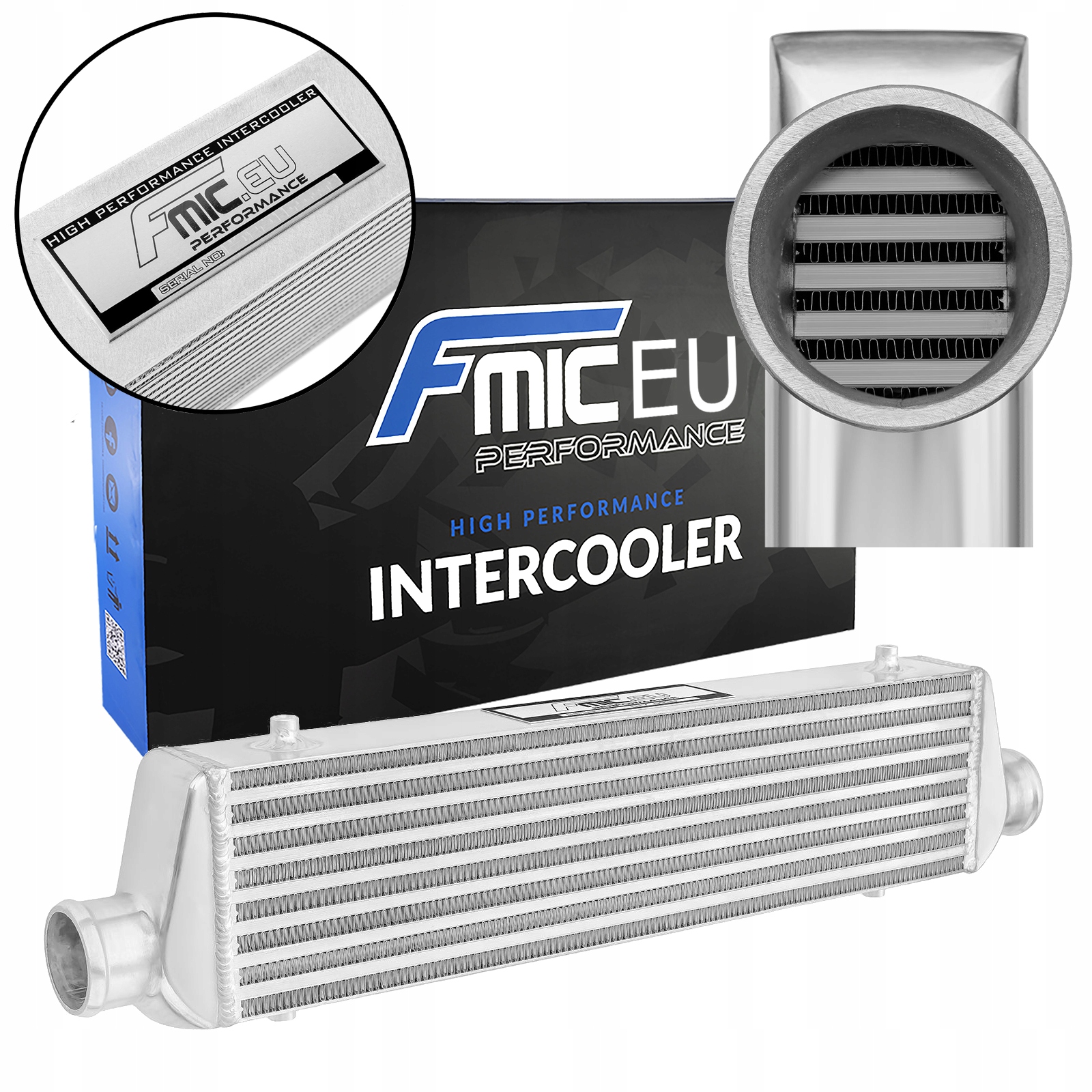 Intercooler Fmic 550x140x65 mm Tuning Chladič vzduchu Turbo 350 km