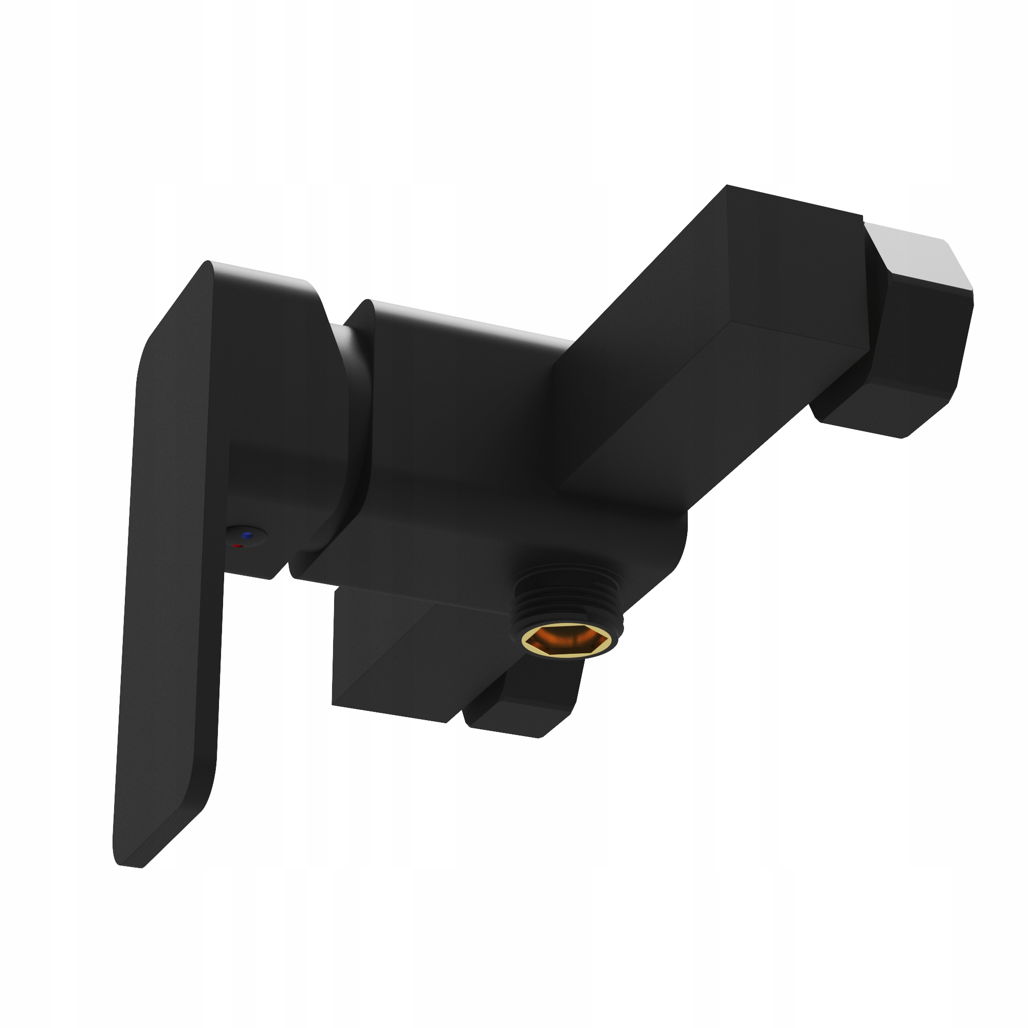 Čierna Štvorcová Sprchová Batéria Veri Do Kúpeľne