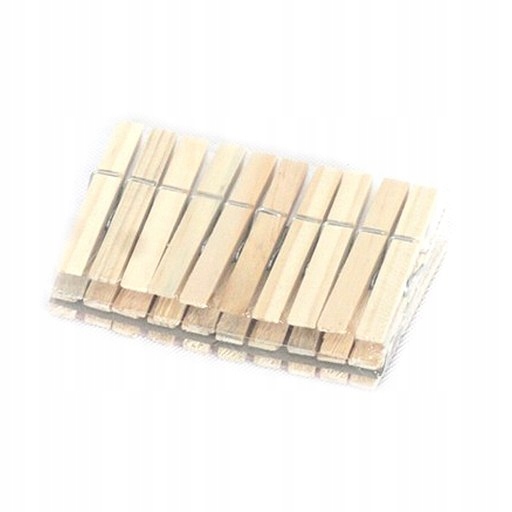 

Klamerki Drewniane Do Bielizny 24 szt 7 X 1 CM