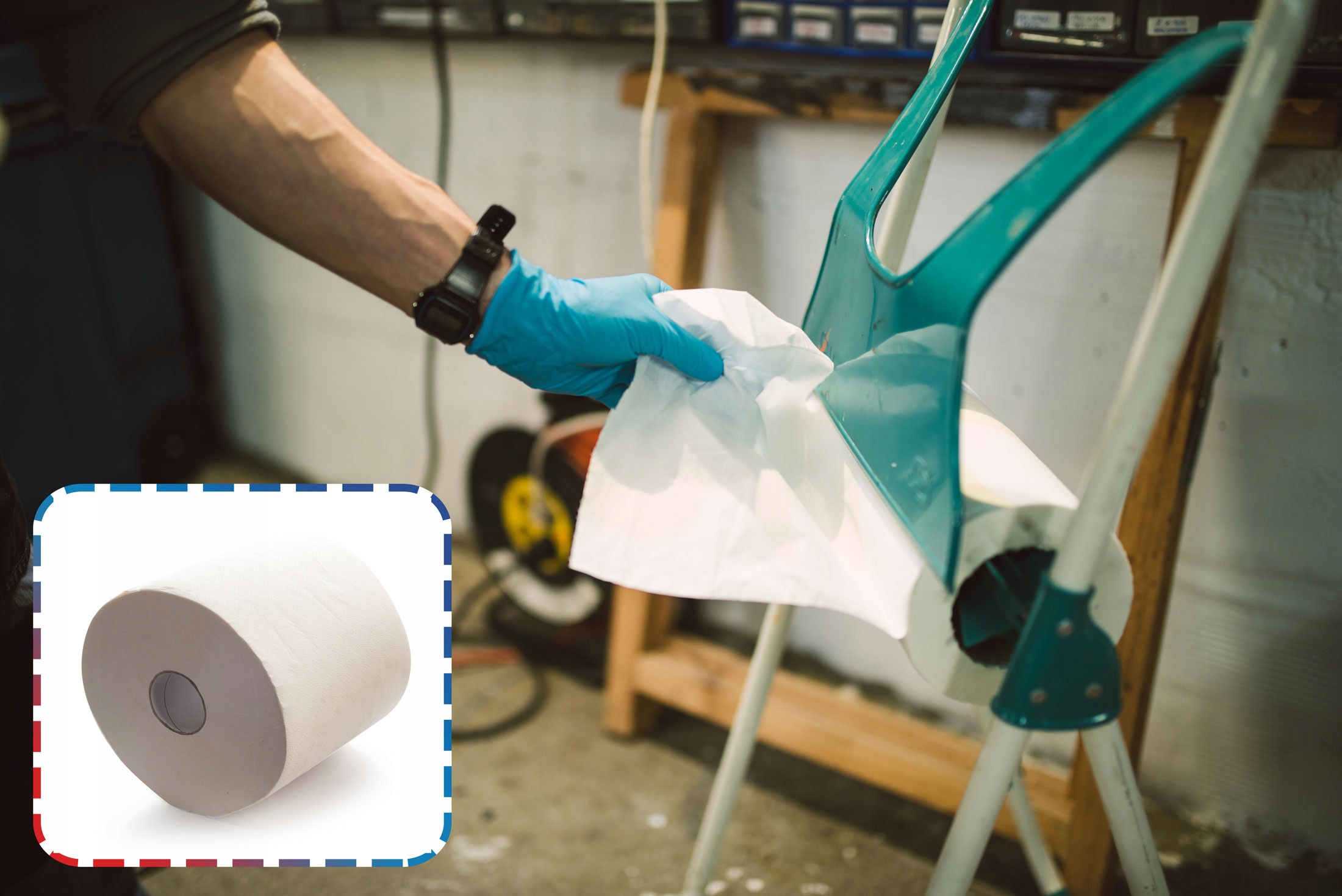 Ręcznik Czyściwo Papierowe Celulozowe Dwuwarstwowy Bezpyłowe RANAL Producent Ranal