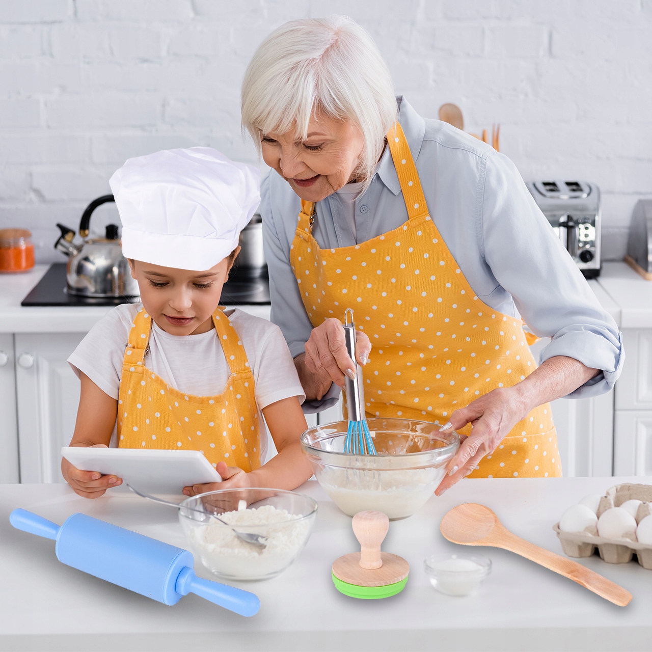 DUŻY ZESTAW KUCHENNY DO PIECZENIA AKCESORIA 36el Materiał guma metal plastik tkanina inny