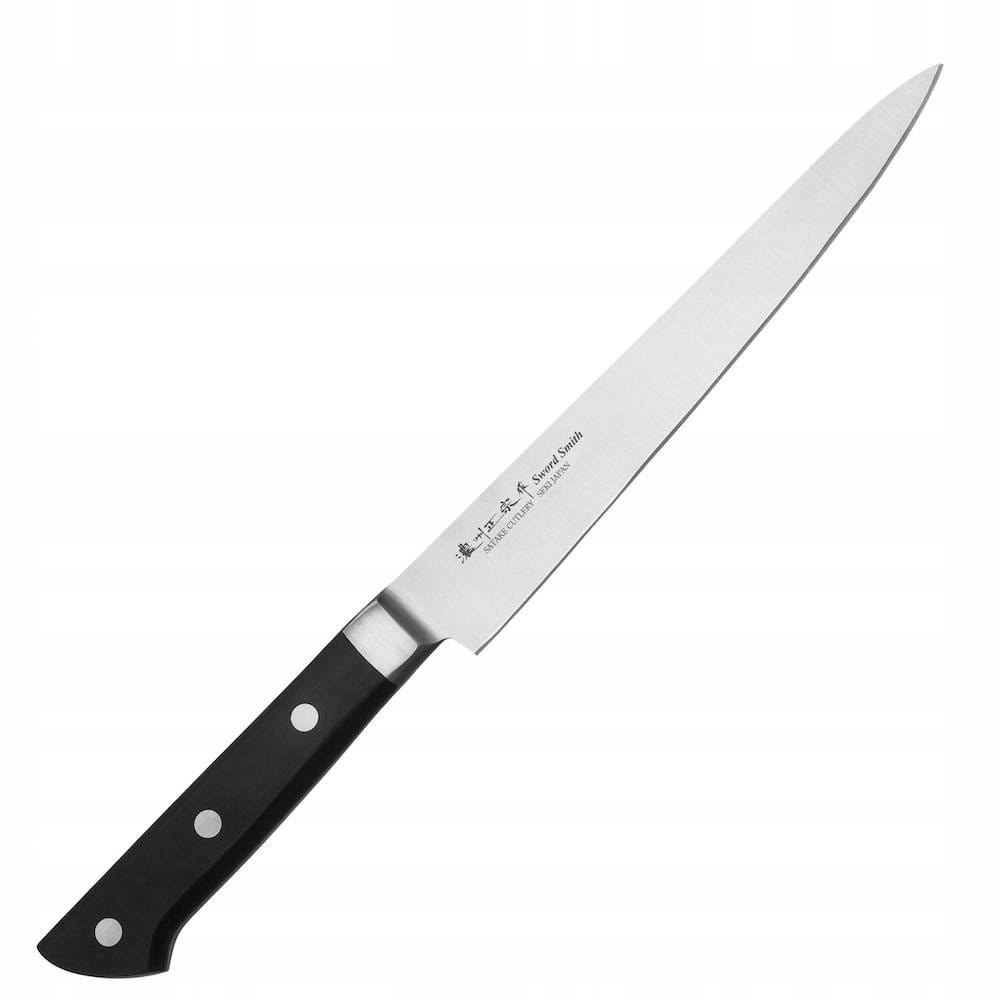 Satake Satoru Japonský ostrý kuchynský nôž na porciovanie mäsa 56 Hrc 21 cm