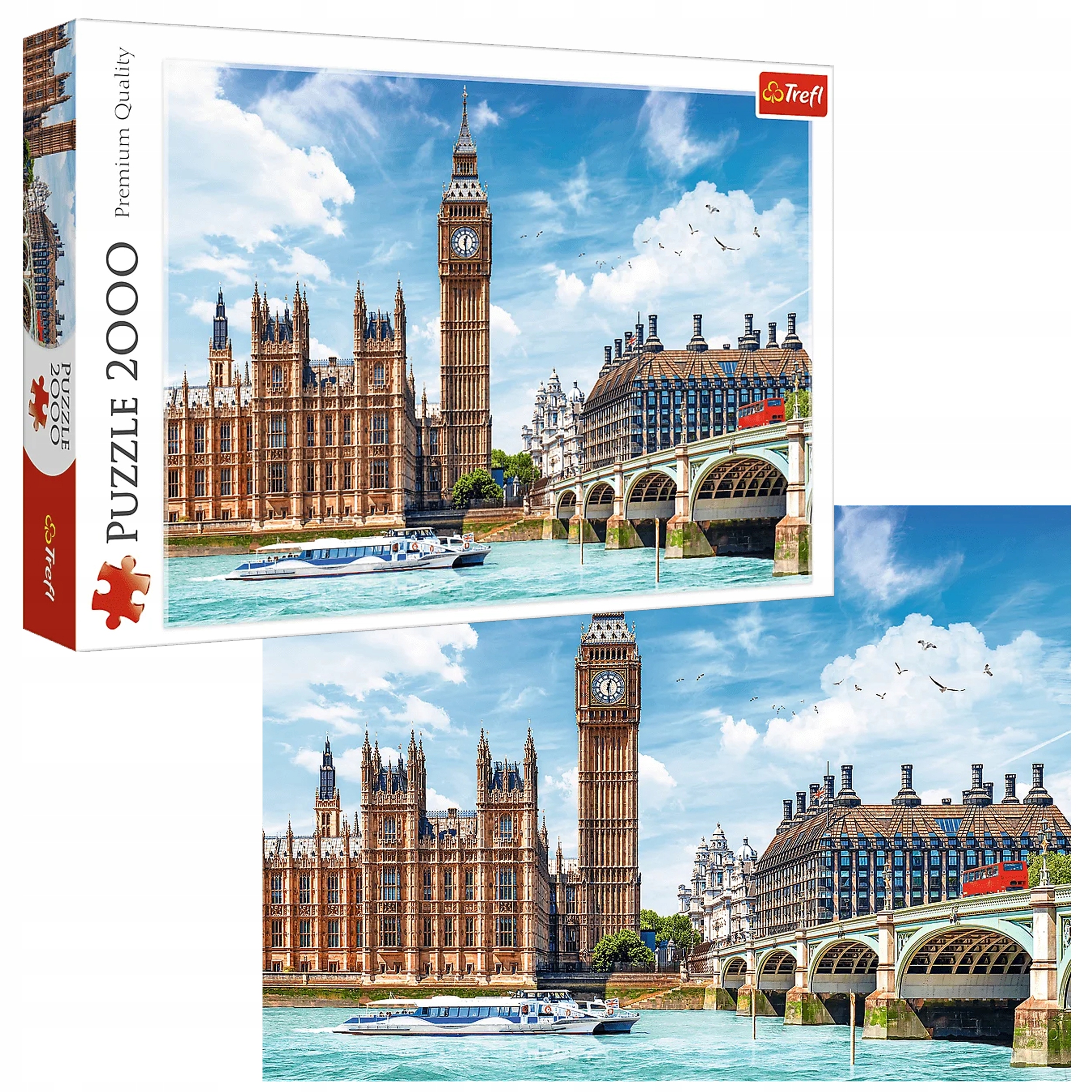 

Puzzle 2000 El. Big Ben Londyn Anglia 27120 Trefl