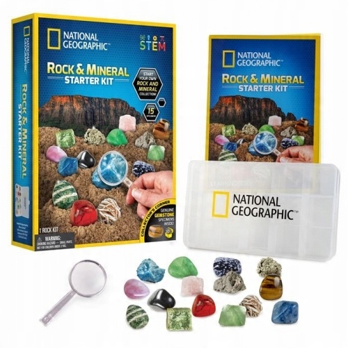 

Zestaw skał minerałów Orbico National Geographic