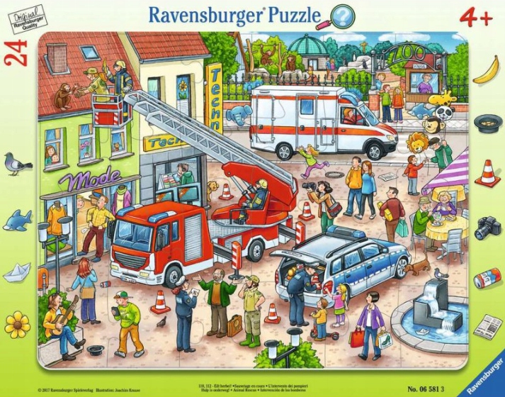

Puzzle Ramkowe 24 El Na ratunek Ravensburger