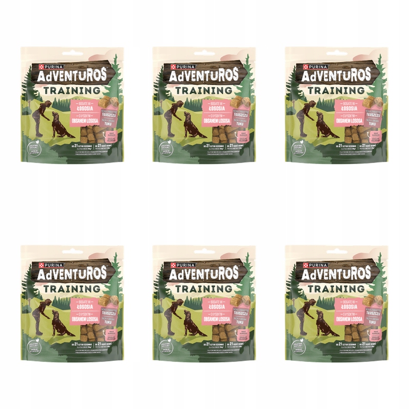 Adventuros Tréninkové pamlsky losos 115g X6