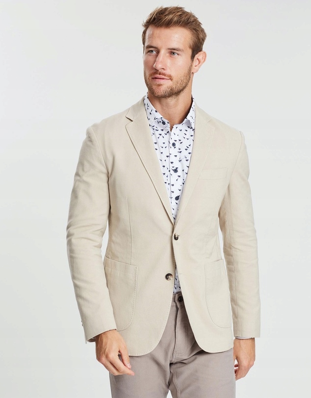 Elegantní béžová sako Rodd&Gunn S